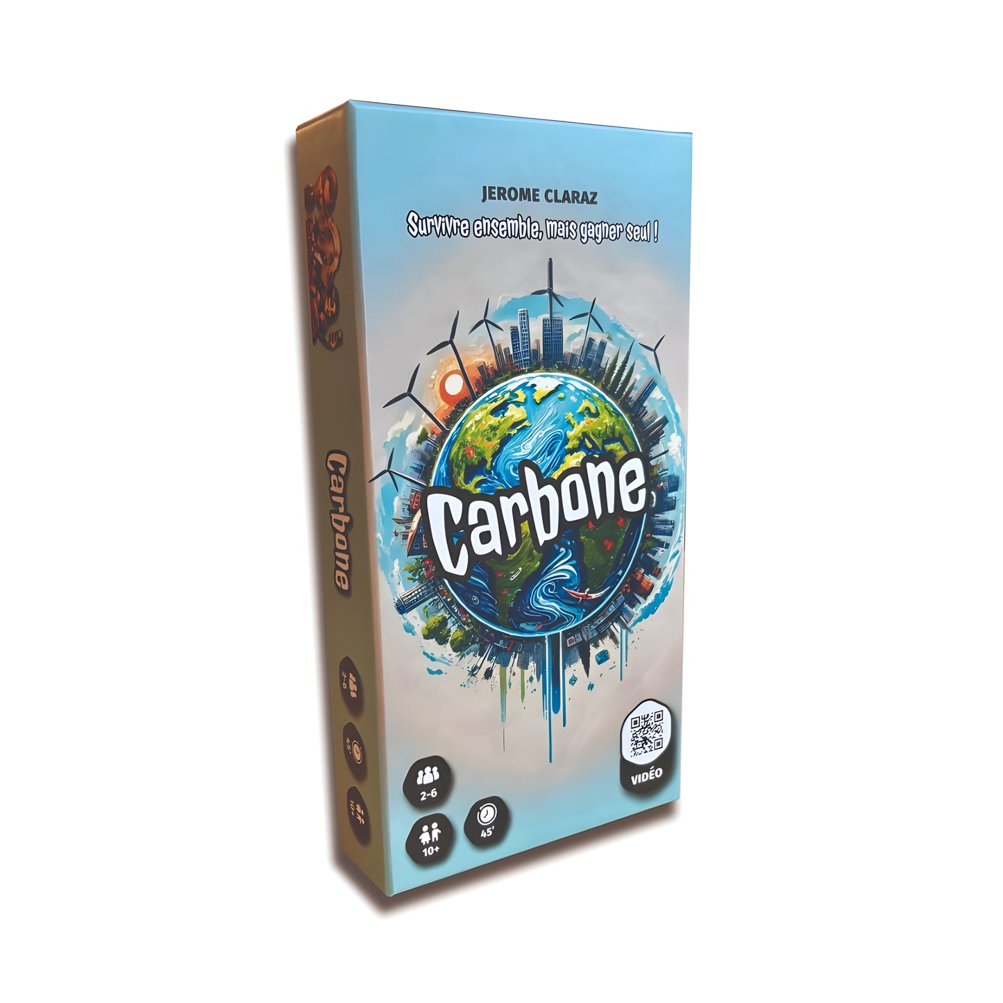 Carbone – Jeu de société - Stratégie & Coopération Climatique – 2 à 6 joueurs - dès 10 ans