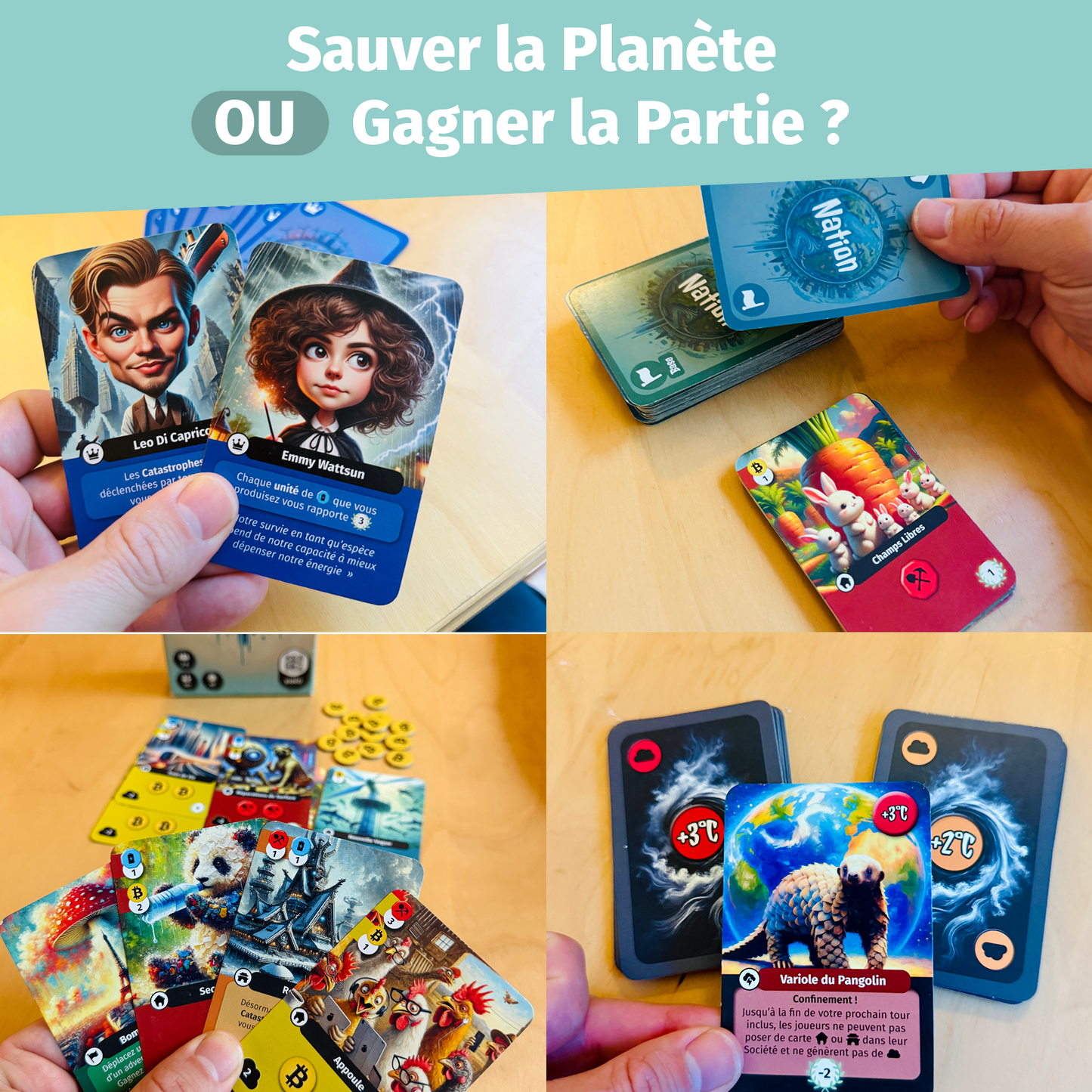 Carbone – Jeu de Société Stratégique et d’Ambiance • Semi-Coopératif avec Bluff et Diplomatie • Jeu de Cartes dès 10 Ans • 2 à 6 Joueurs • Parties 45 Min • Idée Cadeau Famille et Amis